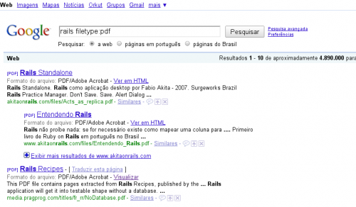 Nova opção visualizar - no resultado da pesquisa Nova opção visualizar - no resultado da pesquisa