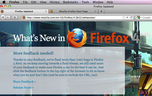 firefox 4 beta 12 Firefox 4 beta 12 foi lançado