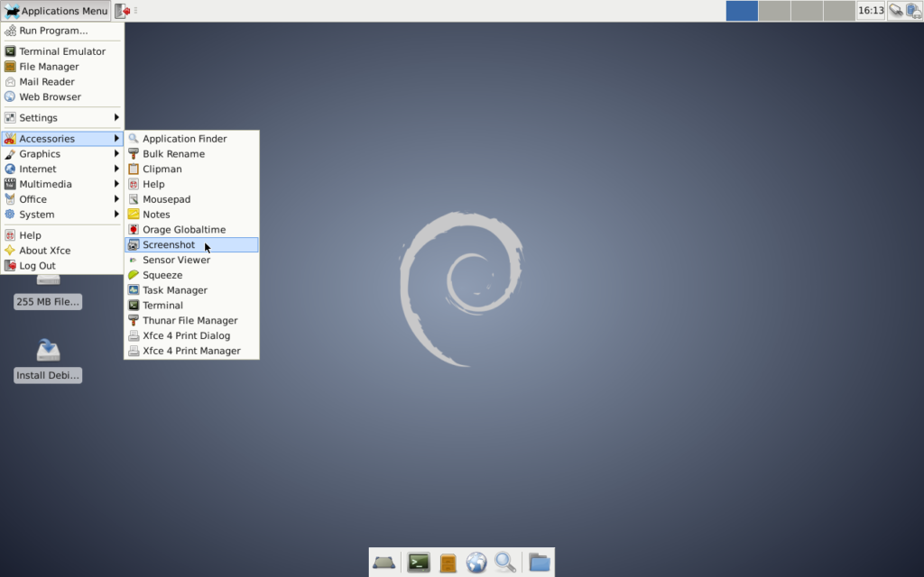 xfce-interface-linux-distribuicao