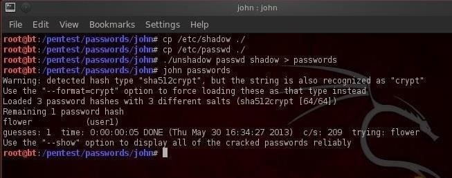john the ripper command line examples