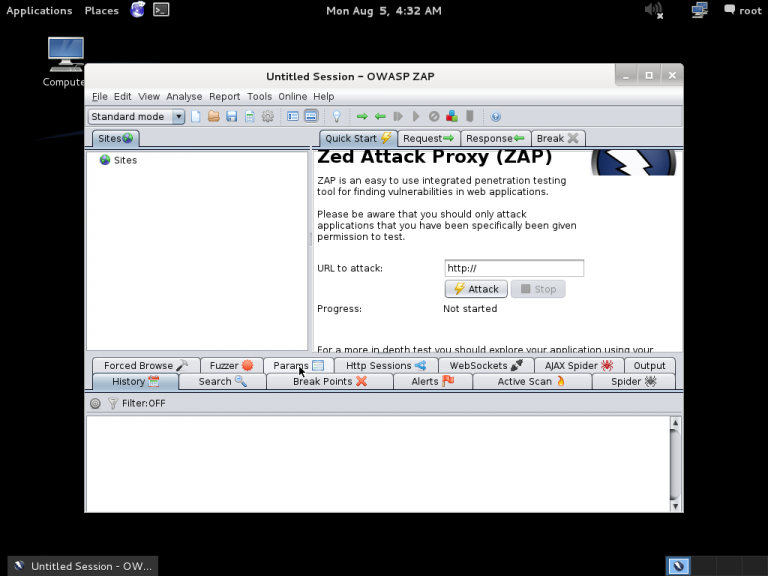 Как установить owasp zap на kali linux